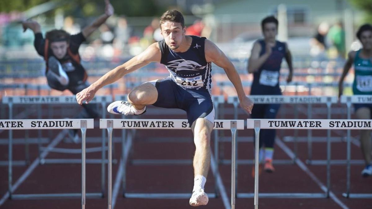 River Ridge’s Josh Braverman has state-best times in the 110- and 300-meter hurdles. Braverman set the state mark in the 300-meter hurdles this past Thursday in Burien with a time of 37.62 seconds.
