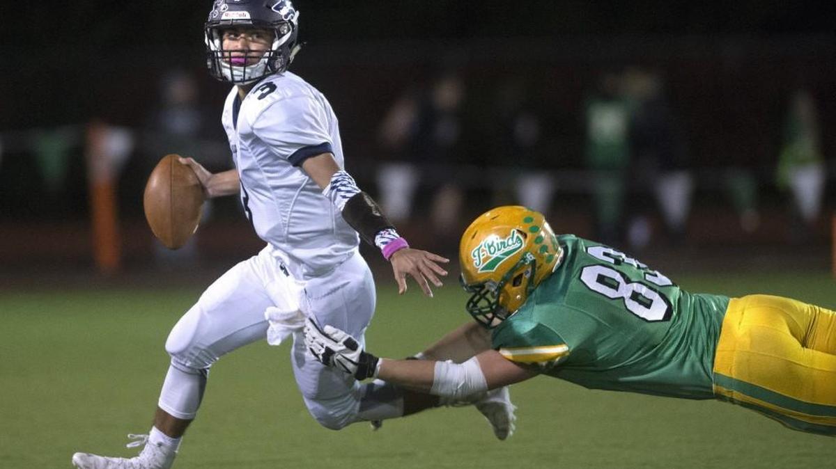 Black Hills quarterback Christian Williams was nine of 13 passing for 152 yards and two TDs against Rochester. He also rushed for 78 yards and two TDs on five carries.