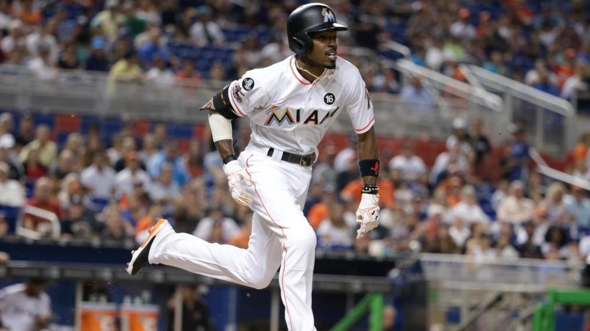 Miami Marlins Dee Gordon, traded to the Seattle Mariners on Thursday, has led the National League in stolen bases three times.