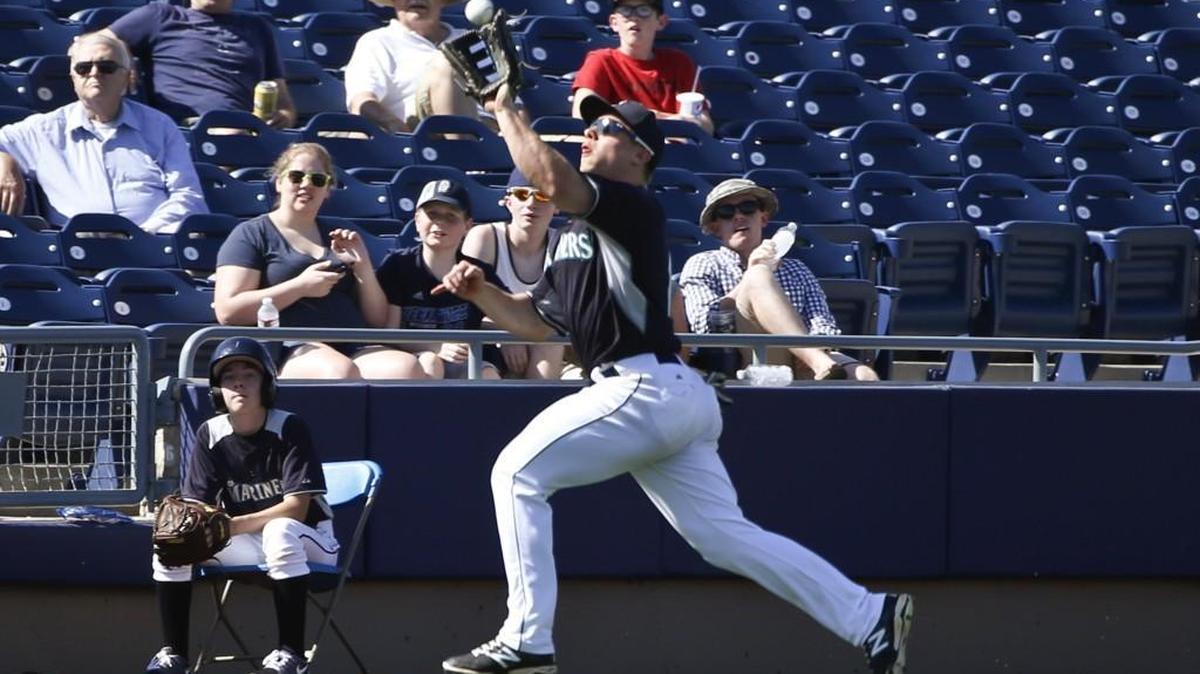 
Seattle left fielder prospect Tyler O'Neill has dominated the minors this season, batting .261 with 84 RBIs.


