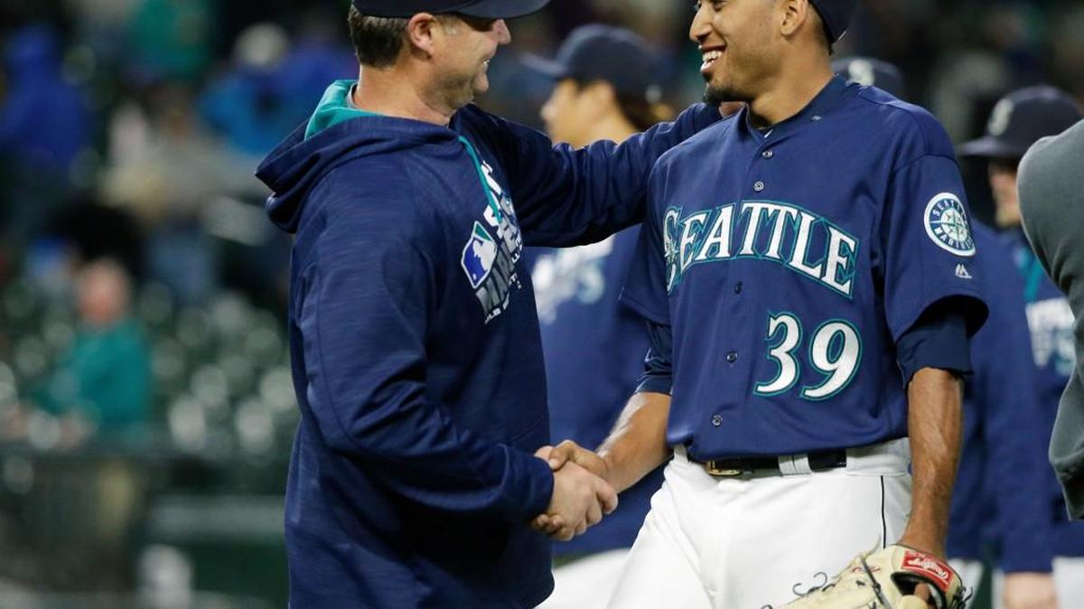Manager Scott Servais plans to stick with Edwin Diaz in the ninth inning.