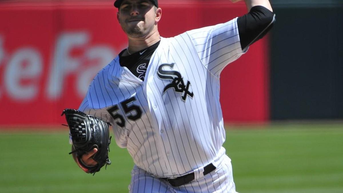 Chicago White Sox pitcher Carlos Rodon throws against Texas during the first inning on April 23, 2016, in Chicago. In the shadow of the Cubs and overlooked in the AL Central, the Sox have quietly built the best record in the American League.