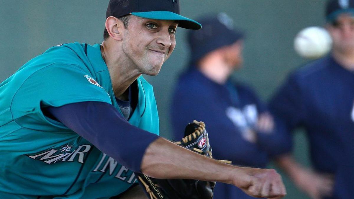 Steve Cishek, an offseason addition to the Mariners bullpen, is aiming to reclaim his position as one of MLB’s premier closers. “Obviously, I want to be back in that role again,” he says. “I enjoy the adrenaline rush that comes with it and the pressure. I wanted to give it another shot.”