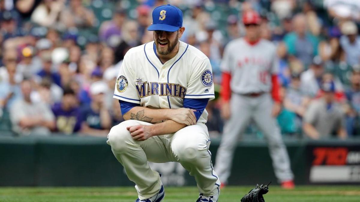 Mariners lefty James Paxton grabbed his elbow in pain last Sunday when hit by a line drive, but he threw Saturday from a mound and appears on track to start Tuesday against the Angels in Anaheim, Calif.