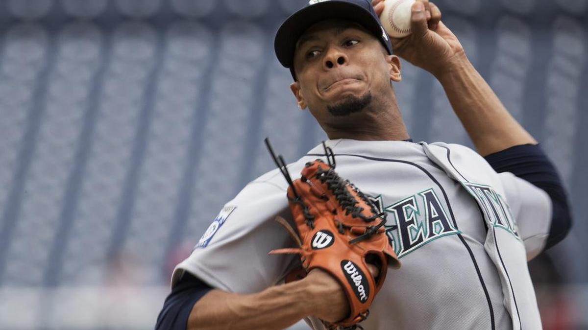 Ariel Miranda gave up two runs in five innings Thursday against Washington. Not great — unless you compare it to recent efforts by others in the Mariners’ rotation.