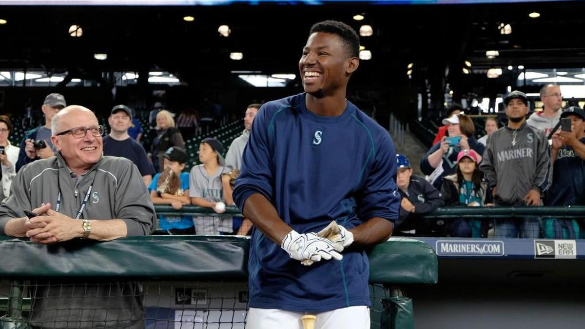 Outfielder Kyle Lewis appeared at Safeco Field in June shortly after his selection by the Mariners in the first round of the MLB Draft. Lewis enters next season ranked as the organization’s top prospect.
