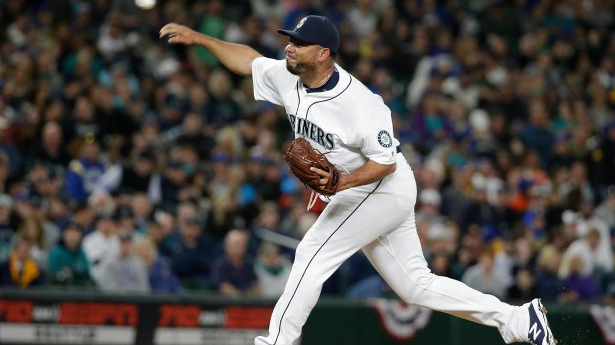 Veteran reliever Joaquin Benoit was placed on the disabled list Monday because of lingering inflammation in his right shoulder.
