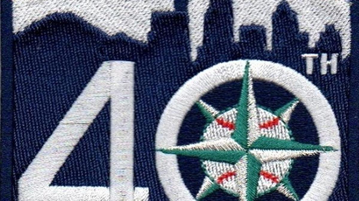 The Mariners unveiled a 40th-anniversary patch Tuesday that will appear on the right shoulder of their uniforms in 2017.