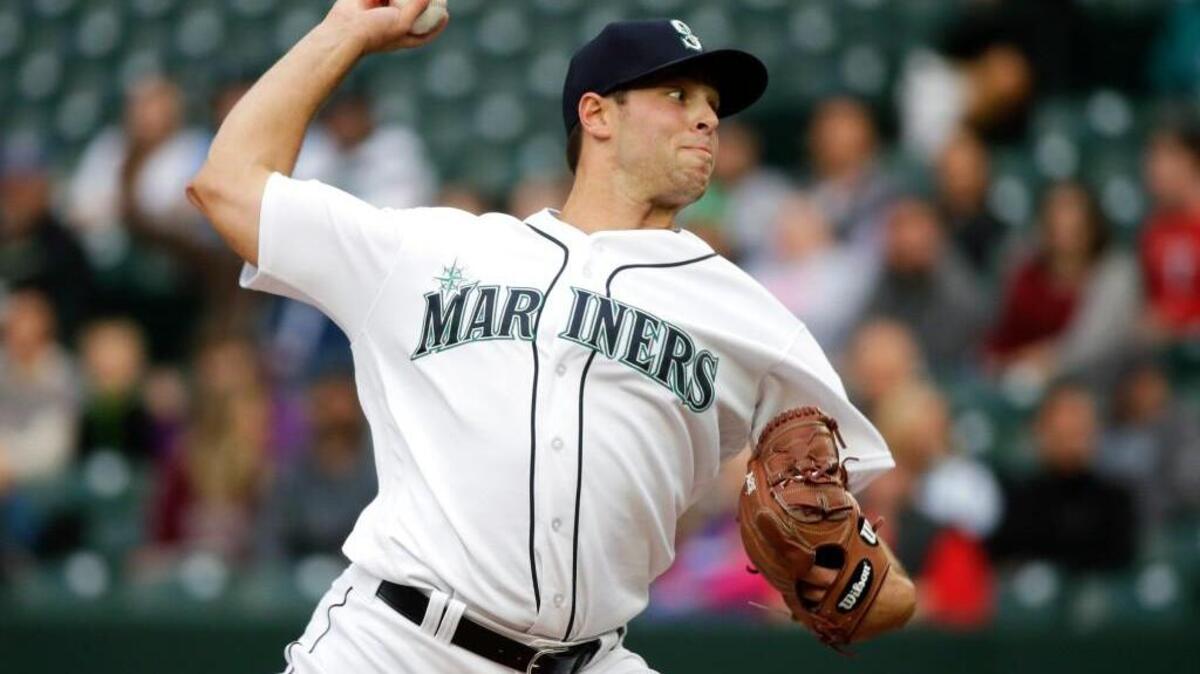 Sam Gaviglio pitched five scoreless innings Thursday in his first big-league start.