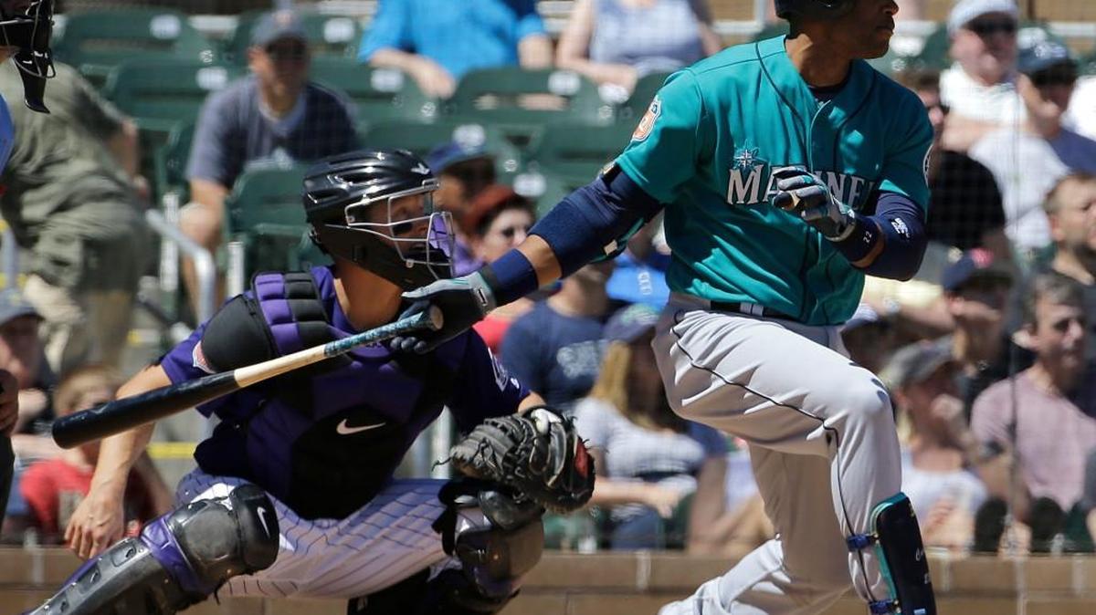 Robinson Cano started the Mariners’ toward an 8-5 victory over Colorado with an RBI double in the third inning.