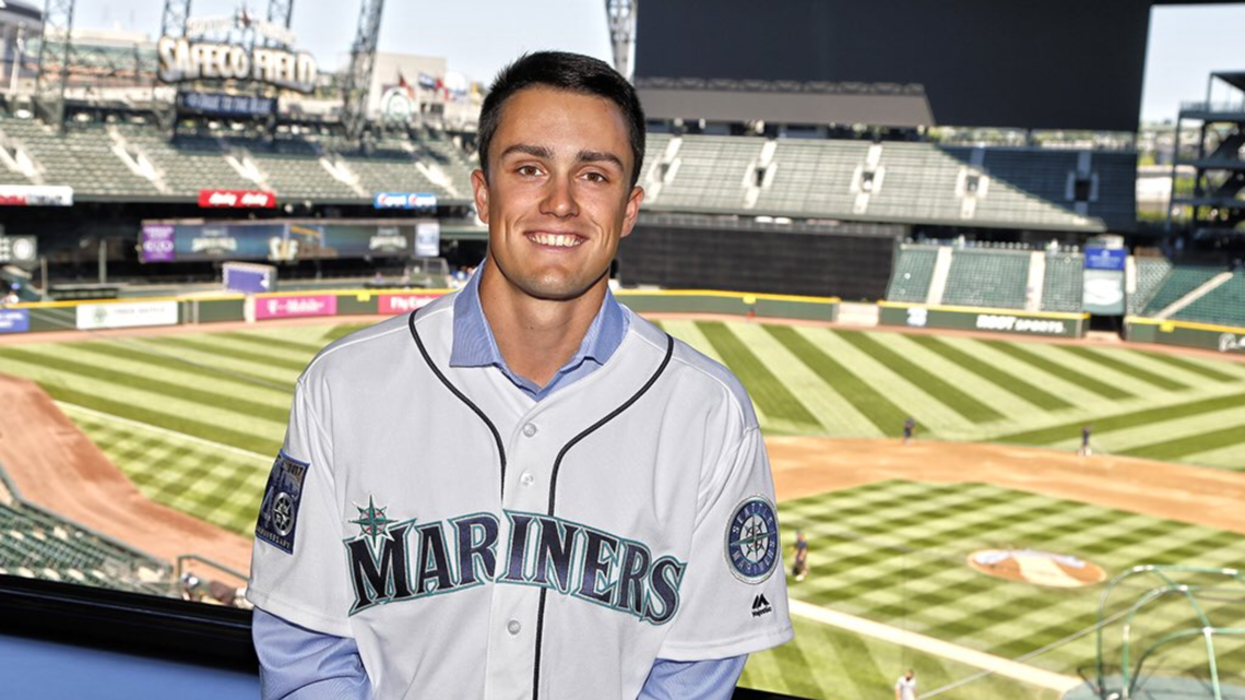 Mariners’ top pick Evan White gets a look at Safeco before heading to Everett