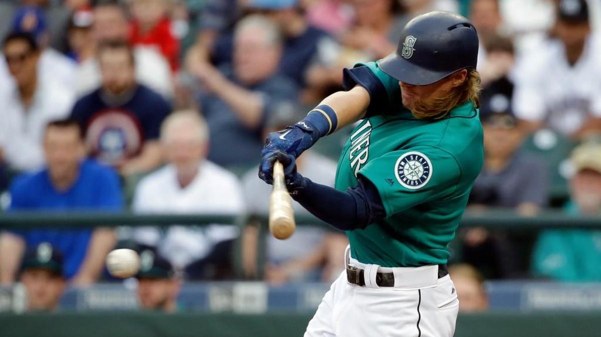 In addition to his new interim duty as the Mariners’ leadoff hitter, outfielder Ben Gamel is spending practice time at first base.