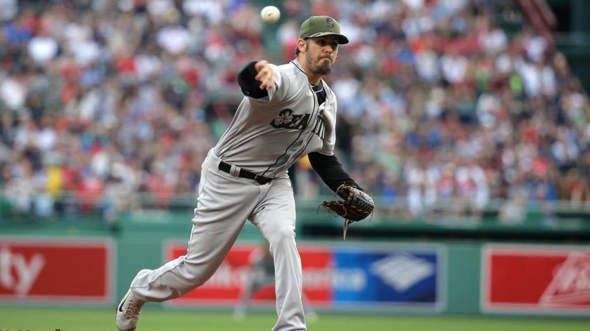 Right-hander Christian Bergman pitched seven scoreless innings Sunday in a victory over the Red Sox.