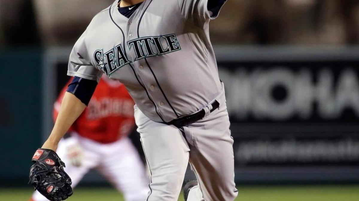 Lefty reliever Vidal Nuno, shown here in a game last season, did not pitch in any of the Mariners’ first five games.