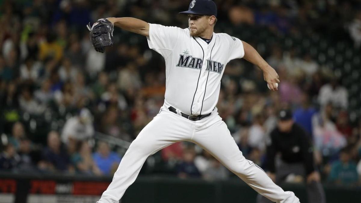 Mariners reliver David Rollins was claimed off waivers by the Chicago Cubs on Friday.