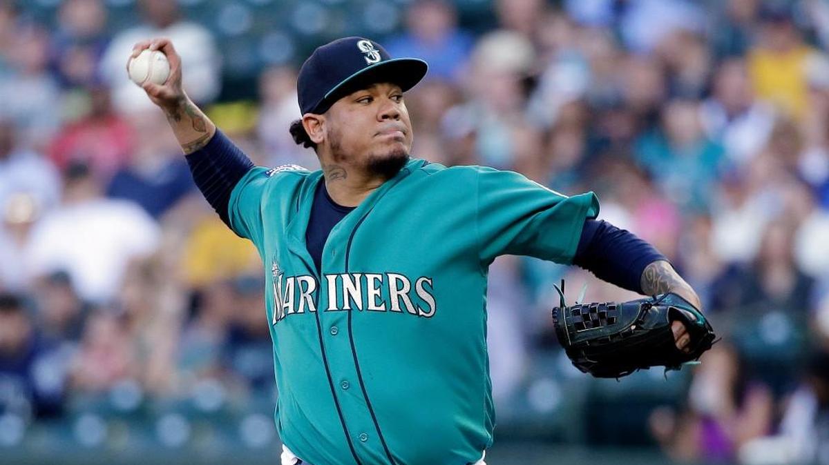 Felix Hernandez returned Friday to the mound, and the Mariners welcomed him back by scoring 13 runs.