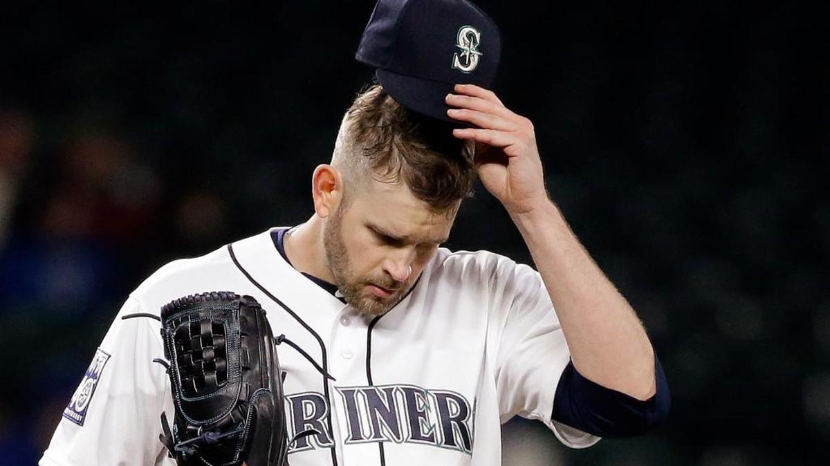 Injured lefty James Paxton was upbeat Wednesday after his throwing session from flat ground.