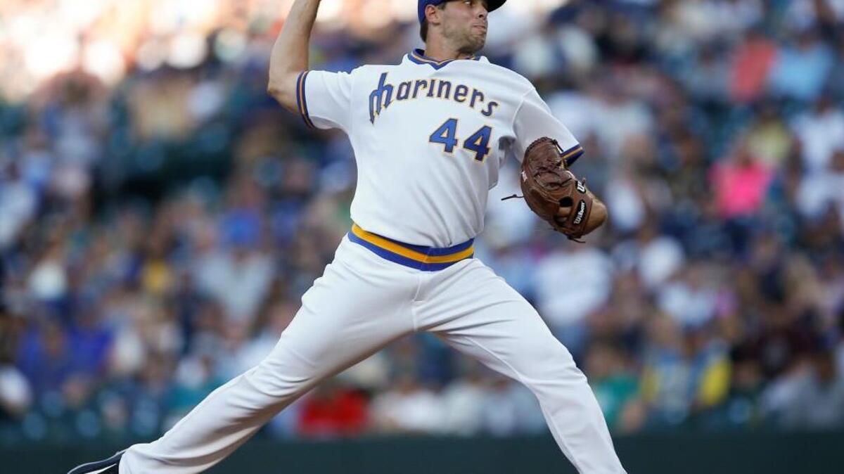 Rookie Sam Gaviglio provided the Mariners with another solid start in holding the Astros to two runs in six innings.