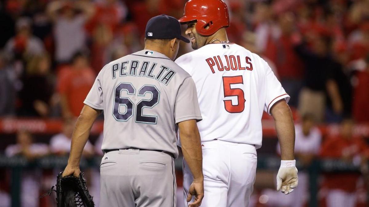 Reliever Joel Peralta and Angels DH Albert Pujols had a light-hearted exchange Friday after Peralta quick-pitched a few times before retiring Pujols on a fly ball.