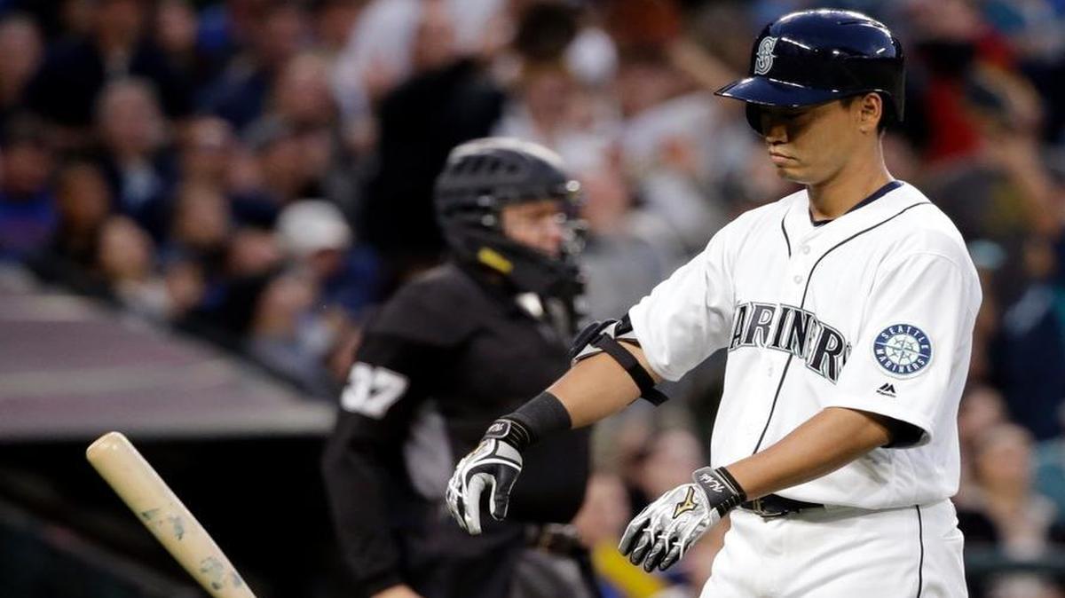 Nori Aoki and the Mariners had few answers Saturday night in a loss to the Athletics.