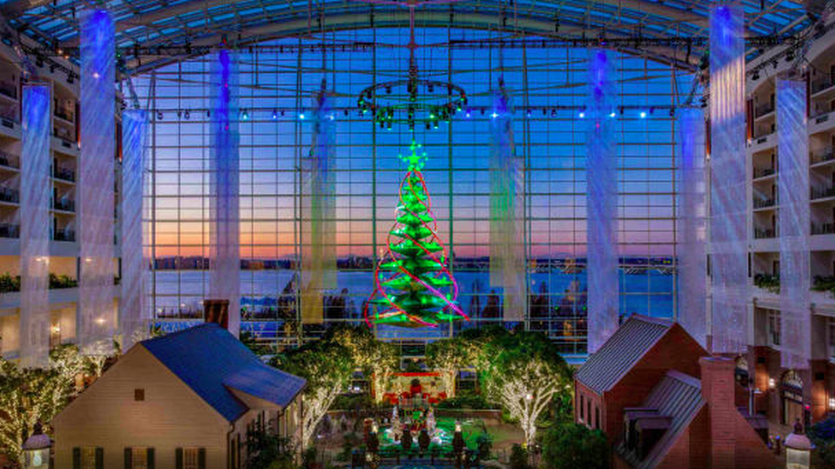 The Gaylord National Resort and Convention Center is decked out and ready for four days of whispers, rumors and deals at Winter Meetings.