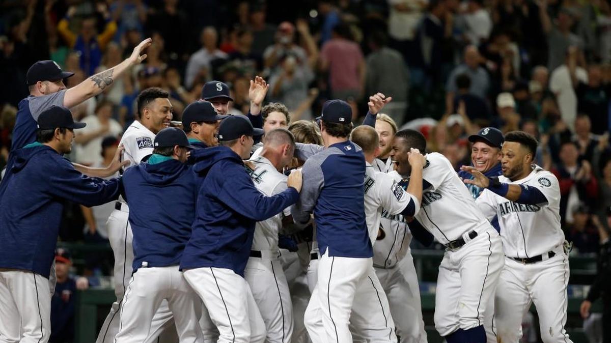 Mike Zunino is somewhere in the middle of that celebration after his two-out walk-off homer Wednesday against Minnesota.