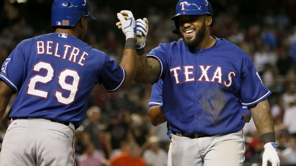 The middle of the Rangers’ aging lineup includes Adrian Beltre (29) and Prince Fielder, right. Can they and Shin-Soo Choo and Josh Hamilton stay healthy and productive. The resurgence of several veterans fueled the Rangers’ second-half charge to a division title in 2015.