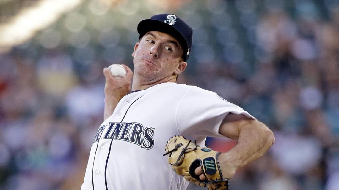 Pitcher Andrew Moore could be saying goodbye to Tacoma this week and hello again to Mariners