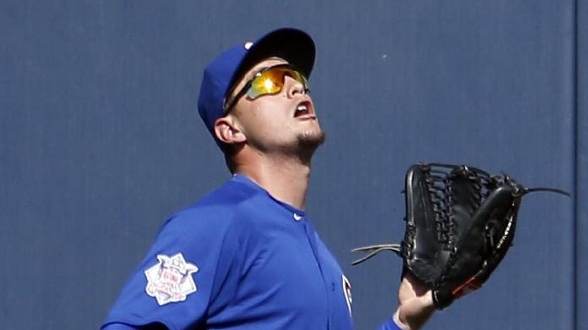 Chicago Cubs minor league center fielder Albert Almora is hitting for a .333 average on the season for Triple-A Iowa.