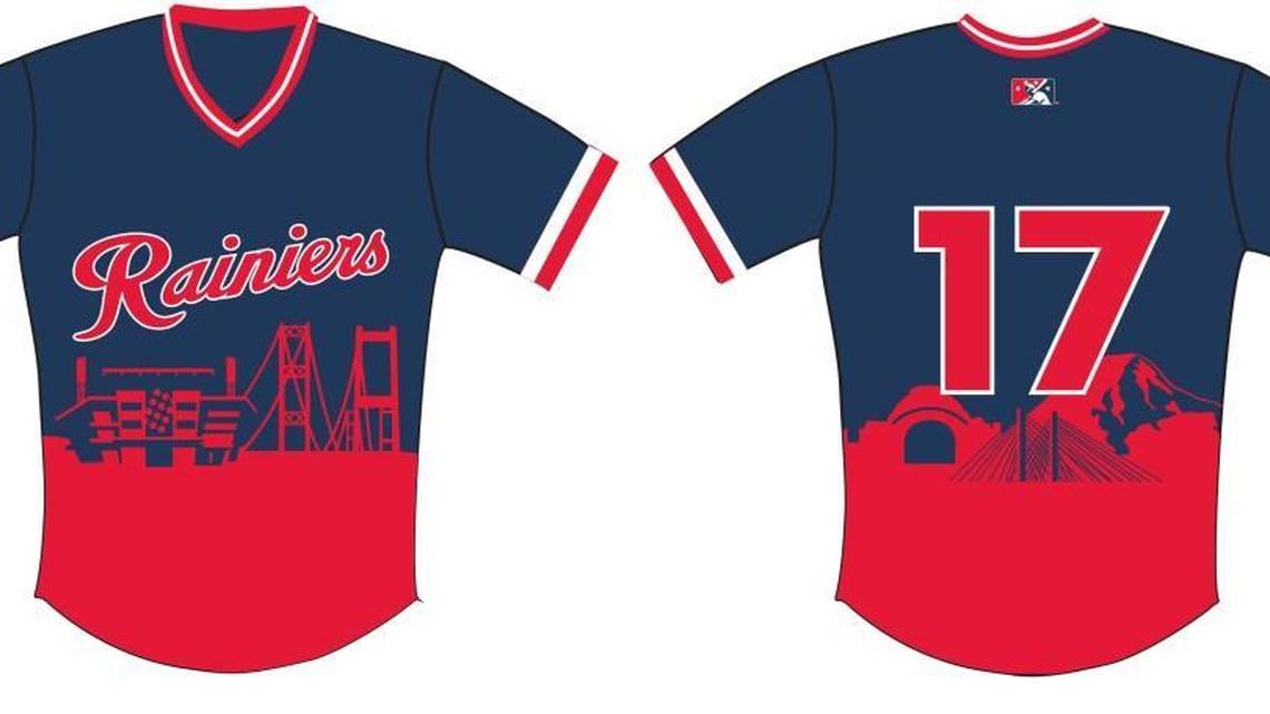 Student-designed Rainiers jersey features Tacoma’s iconic sights