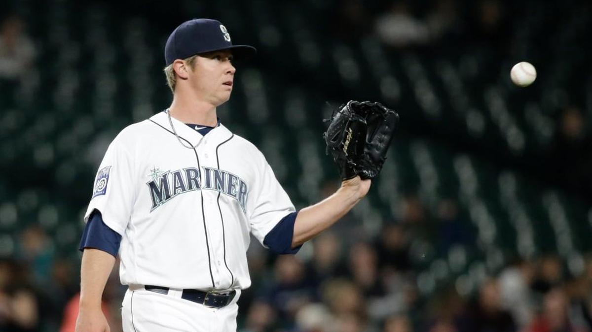 Rainiers reliver Emilio Pagan, after a rough start to his major league career, has thrown eight shutout innings for the Mariners.