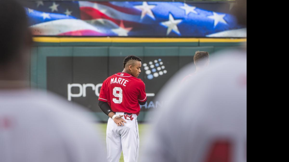 
Ketel Marte, who is considered to be one of the top prospects in the Seattle Mariners’ minor league organization, played in two all-star games this month — the Futures Game on July 12 and the Triple-A All-Star Game three days later. He is batting .312 this season for the Tacoma Rainiers after going 1 for 4 Thursday.
