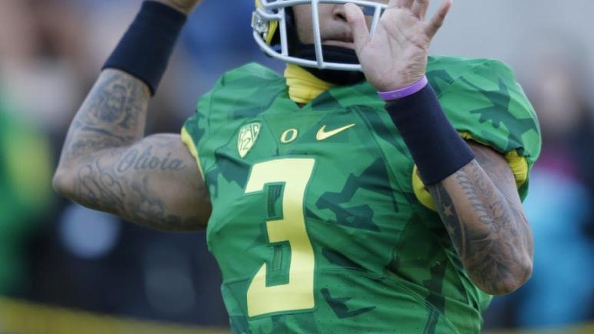 Oregon quarterback Vernon Adams, Jr., will be trying to impress in the Seahawks minicamp.
