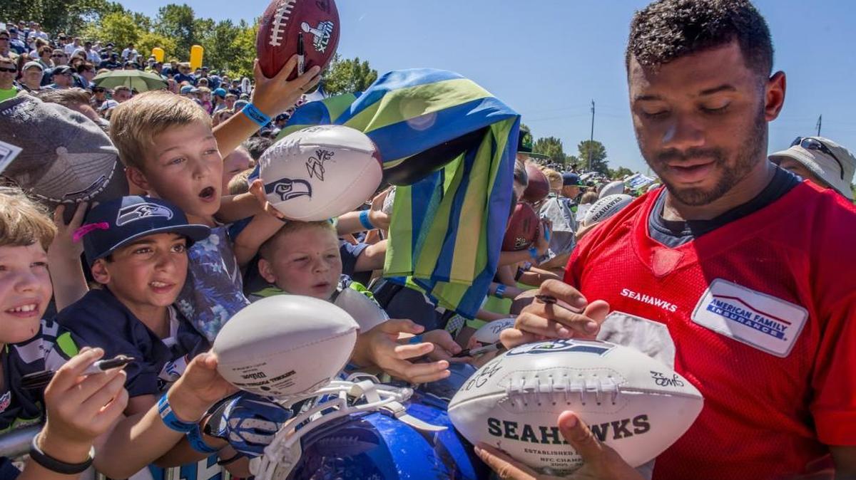 
Seahawks quarterback Russell Wilson has had a busy offseason, but coach Pete Carroll isn’t worried about Wilson’s ability to focus on football.
