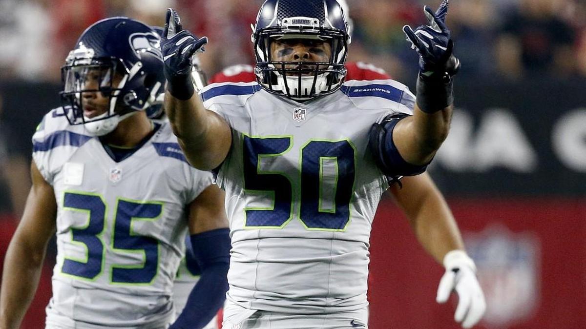 Seahawks outside linebacker K.J. Wright (50) made his first Pro Bowl on Tuesday. He and teammate Jimmy Graham will play in the all-star game Jan. 29 in Orlando, Florida, as injury replacements.