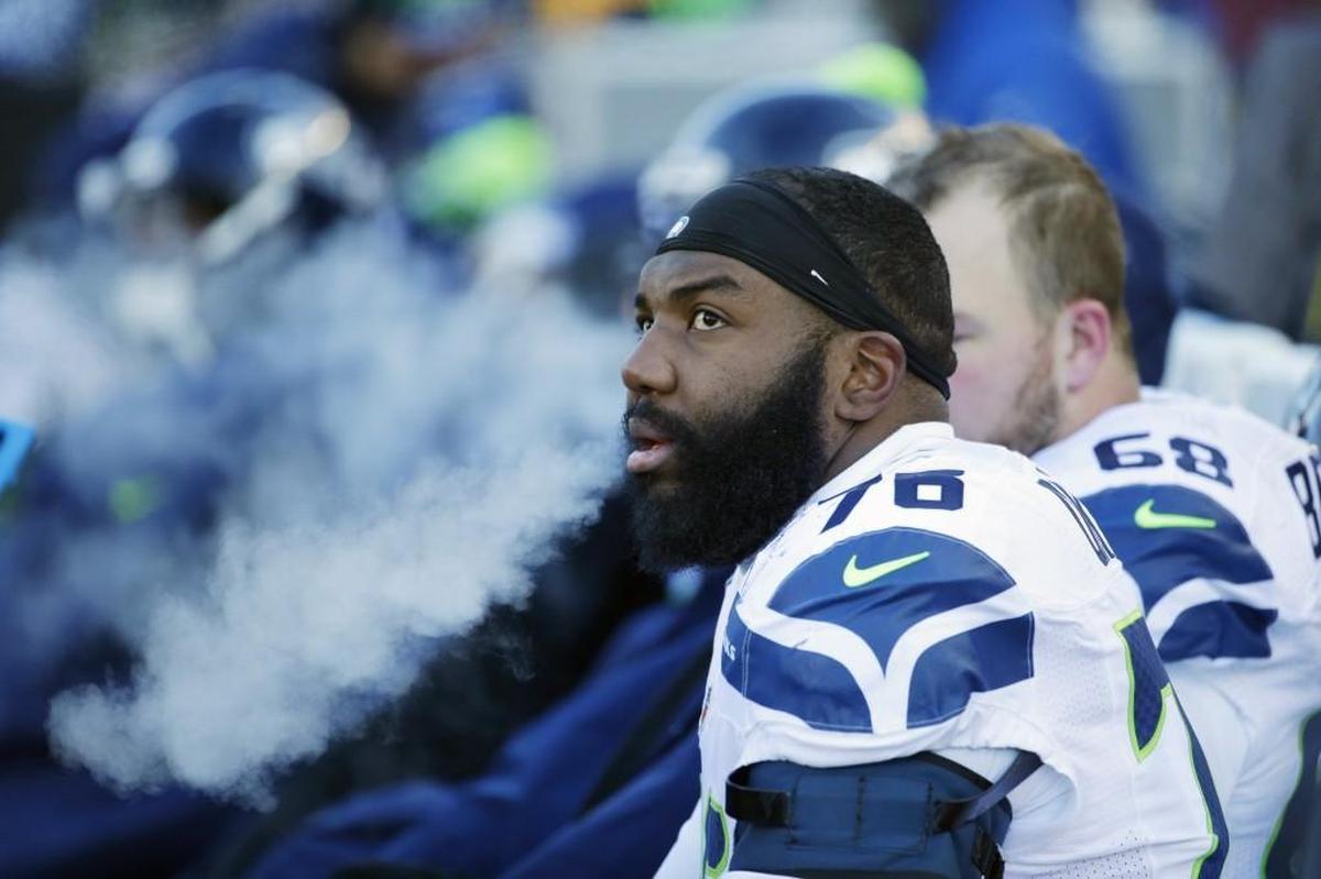 A league sources tells The News Tribune the Seahawks are “sure to talk” to left tackle Russell Okung (76) once NFL free agency begins Thursday at 1 p.m. Seattle’s first-round draft choice in 2010 played last season for Denver. He is representing himself in free agency for the second consecutive March.