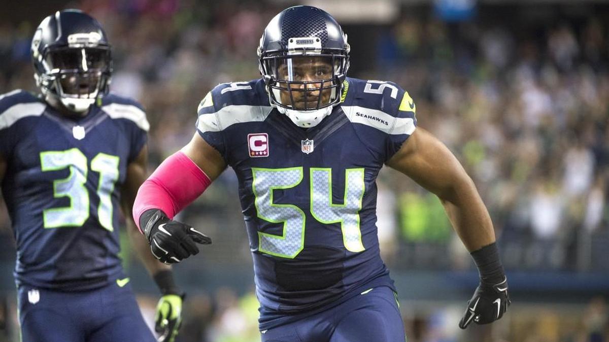 Seahawks linebacker Bobby Wagner (54) takes the field during the Monday Night Football game against the Detroit Lions on Oct. 5.