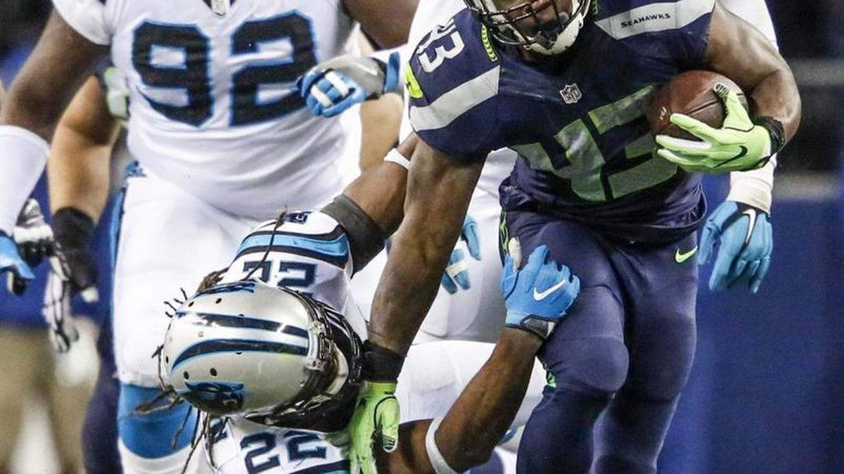 The Seahawks on Wednesday waived running back Troymaine Pope (43). A star of Seattle’s 2016 preseason, Pope appeared in three games for the team last season as an undrafted rookie, including in this one Dec. 4 against Carolina.