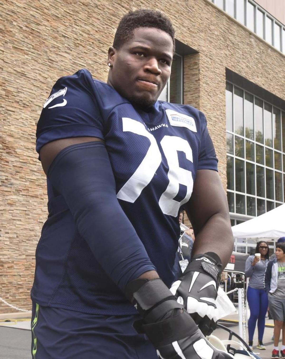 The Seahawks are considering moving 2016 first-round draft choice Germain Ifedi from right guard to right tackle, general manager John Schneider told reporters at the league’s owners meetings in Arizona.
