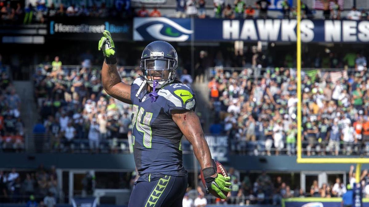 
With $6.5 million in additional guarantees paid up front to him by the Seahawks in the last 12 months, running back Marshawn Lynch looks like a mighty happy camper this summer in Renton.
