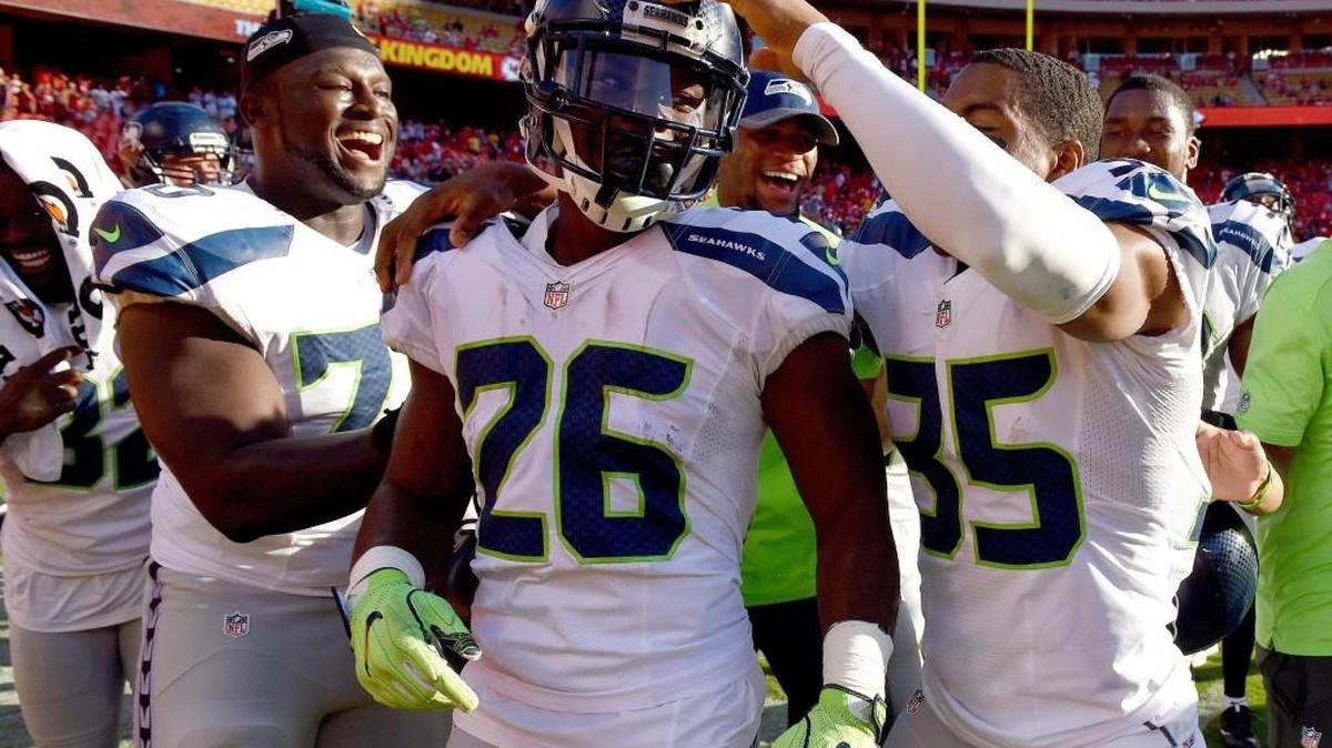 DeShawn Shead and Seahawks teammates mob undrafted rookie running back Troymaine Pope after his two-point conversion run with no time left won the exhibition opener for Seattle at Kansas City in August. The Seahawks brought back their leading rusher in the preseason on Friday, signing him to their practice squad.