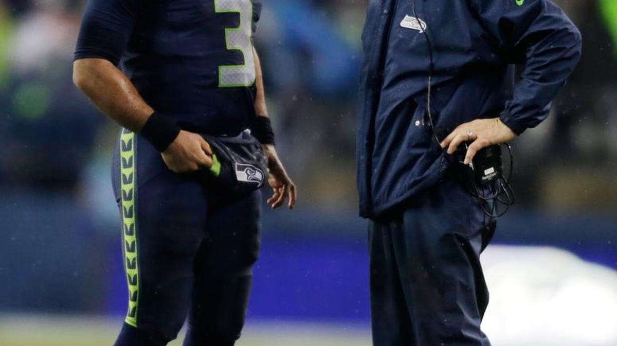 Pete Carroll’s “Turnover Thursday,” what quarterback Russell Wilson (3) calls “No-Turnover Thursday,” had added importance this week for the Seahawks.