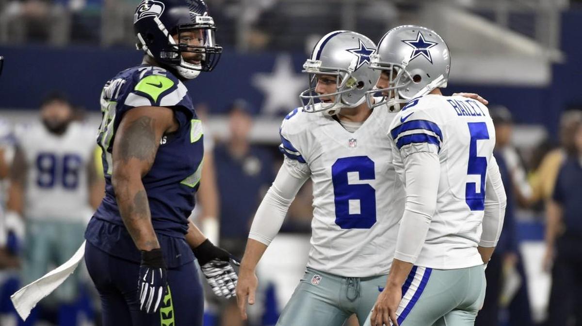 The NFL fined always-noticeable Seahawks defensive end Michael Bennett for a third time since August, the latest: $20,000 for a low hit on Dallas quarterback Matt Cassel.