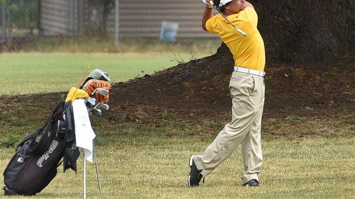 Casey Adams during the final round of the Capitol City Men’s Amateur golf tournament back on June 12. Adams is competing in the Washington State Men’s Amateur and the Tacoma City Amateur tournaments this week.