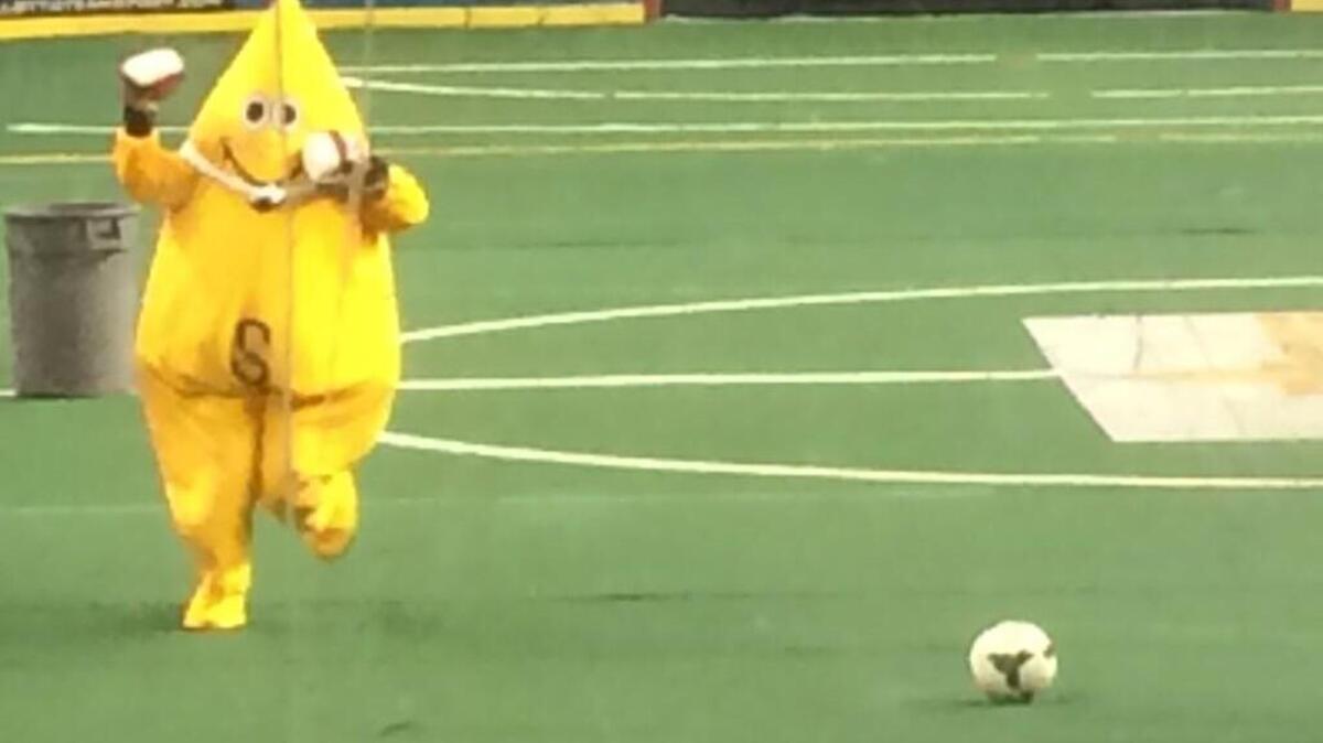 Tacoma Stars mascot Super Star Man