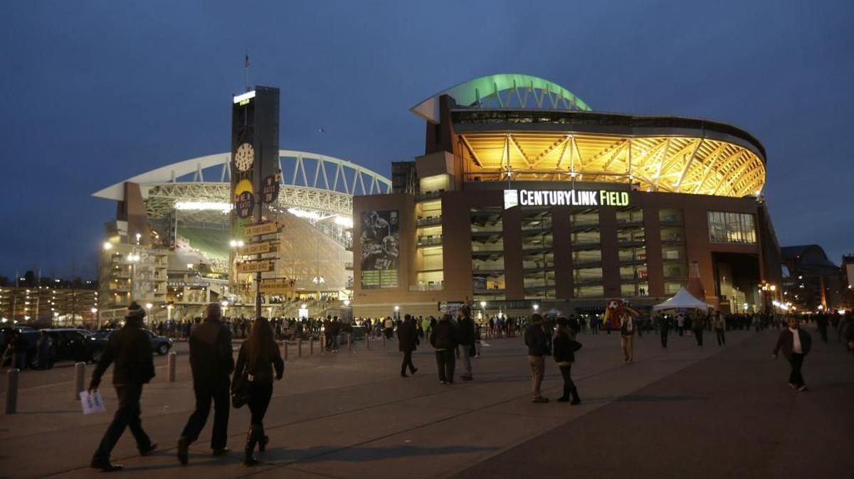 Fans approach CenturyLink Field before a CONCACAF Champions League soccer quarterfinal between the Seattle Sounders and Club America last week.