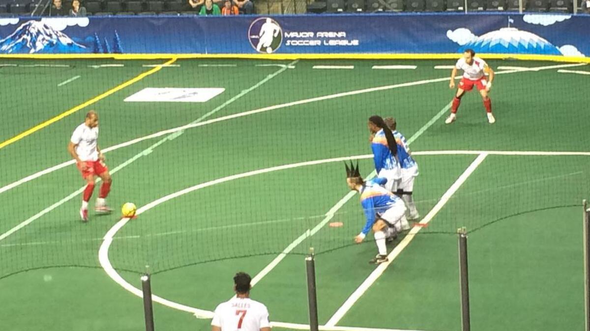 Tacoma Stars shown on defense in win over Ontario Fury, which sent them into the MASL postseasson.