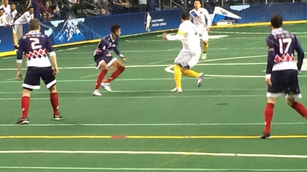 Chase Hanson (2) and Joey Gjertsen (17) in action during Tacoma Stars’ just-concluded homestand.