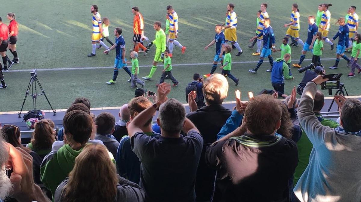 Seattle Sounders and Kitsap Pumas take the pitch for their U.S. Open Cup fourth-round match Wednesday at Starfire Sports Stadium.