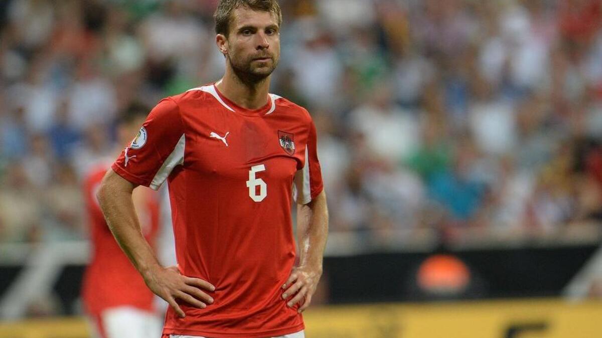 
Austria's Andreas Ivanschitz reacts during the FIFA World Cup 2014 qualification group C soccer match between Germany and Austria in Munich, southern Germany.

